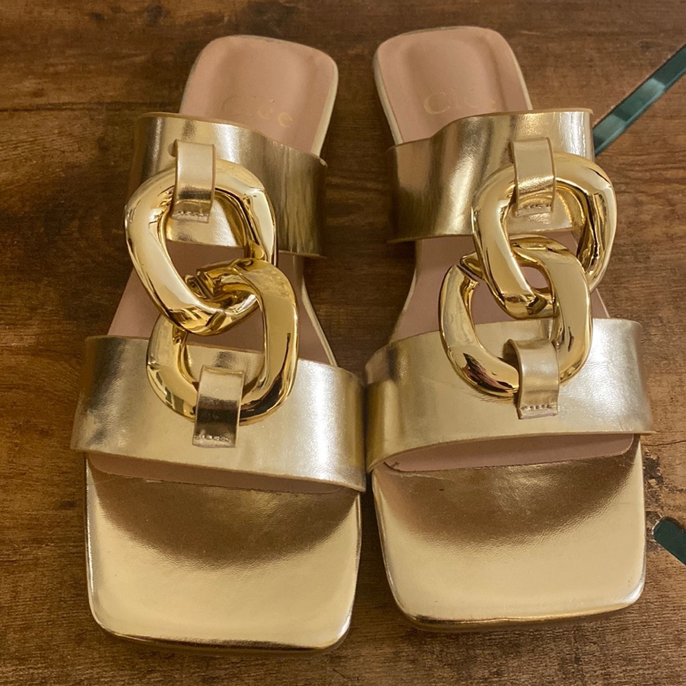 Gold Sandals